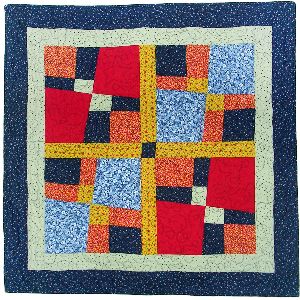 A quilt project, 'Four Play 2,' by Joy-Lily. Click to enlarge.