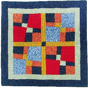 A quilt project, 'Four Play 2,' by Joy-Lily. Click to enlarge.