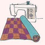 Thumbnail illustration from Joy-Lily's new book, Carefree Quilts.