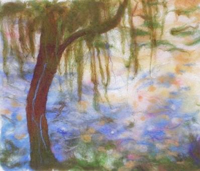 monet with tree