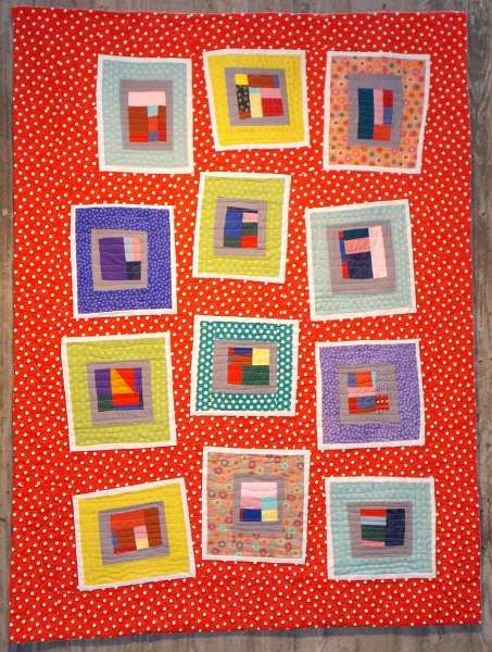 Quilt by Joy-Lily titled: Follow the Dots.  Click to Enlarge