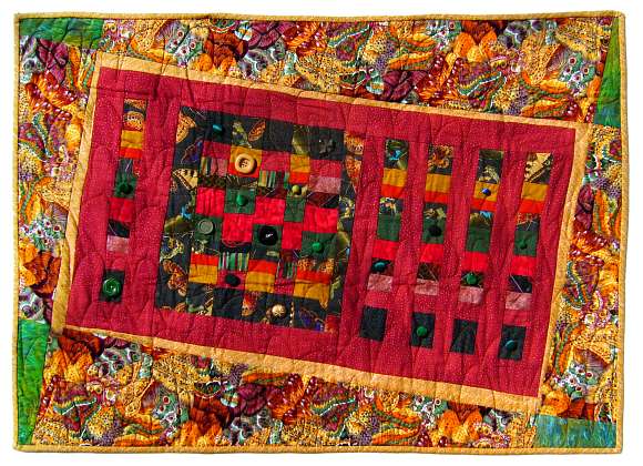 Quilt by Joy-Lily called 'Some Days are More Chaotic than Others.' Click to enlarge.