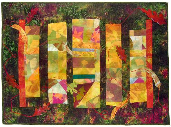Quilt by Joy-Lily called 'Into the Woods.' Click to enlarge.