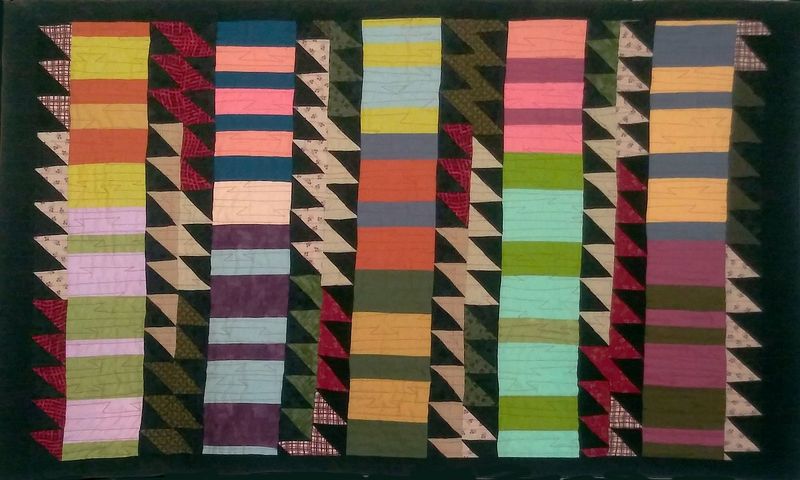 Quilt by Joy-Lily called 'Navajo Sunset.' 