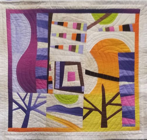 Quilt by Joy-Lily called 'Walk Around The Block.' 