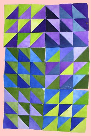 Gradient half squares by Joy-Lily